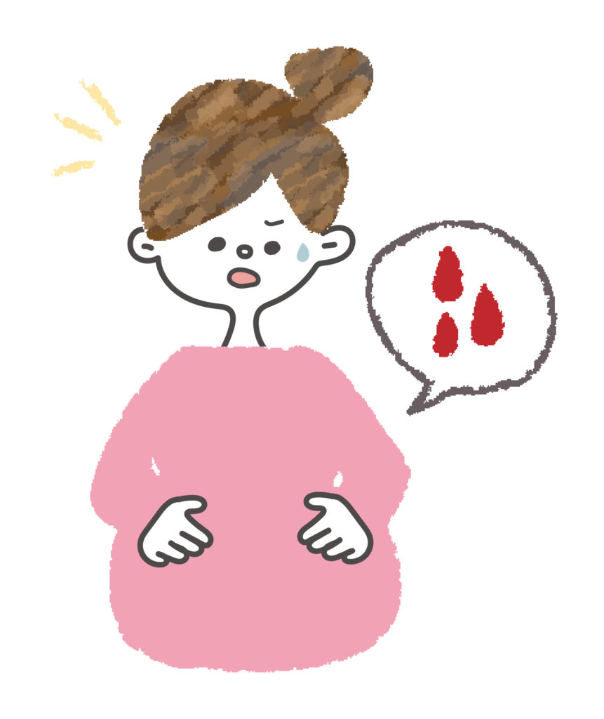 妊娠初期からの出血